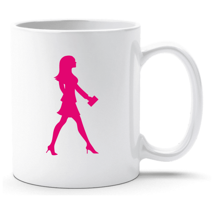 Woman Silhouette Beker contain pic