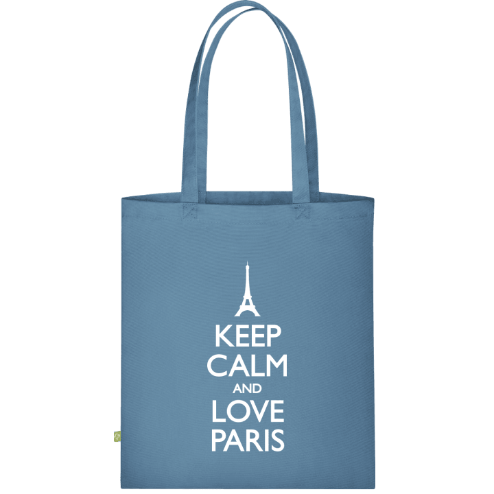 Keep Calm and love Paris Borsa in tessuto contain pic