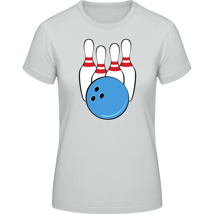 Bowling Frauen T-Shirt contain pic