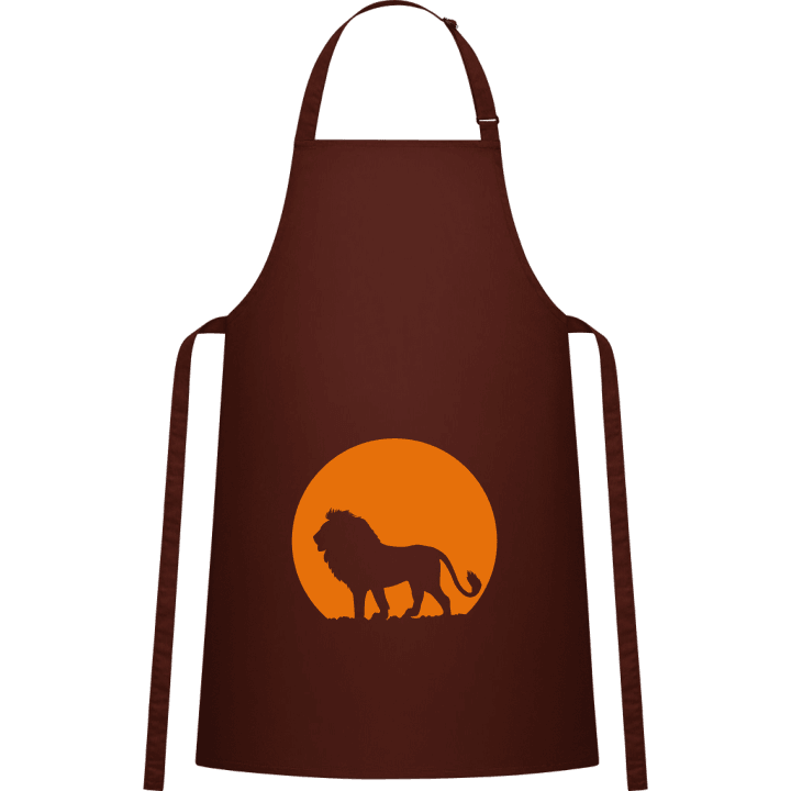 Lion in Moonlight Kitchen Apron 0 image