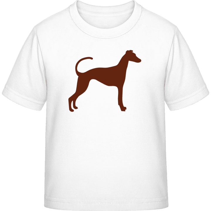 Greyhound Silhouette T-shirt til børn 0 image