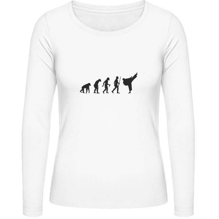 Taekwondo Evolution T-shirt à manches longues pour femmes contain pic