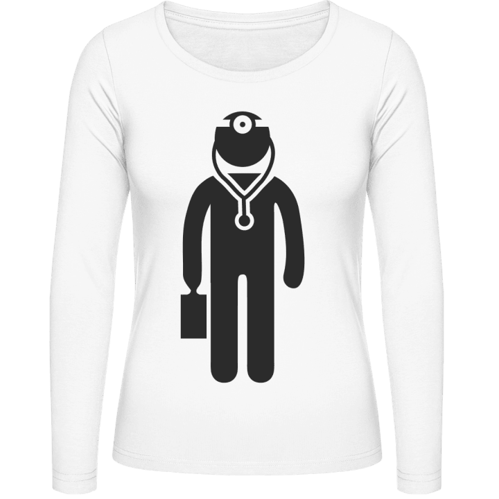 médecin T-shirt à manches longues pour femmes contain pic