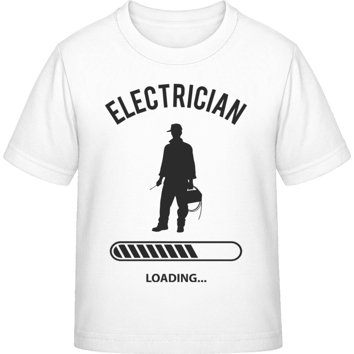 Electrician Loading Camiseta infantil contain pic