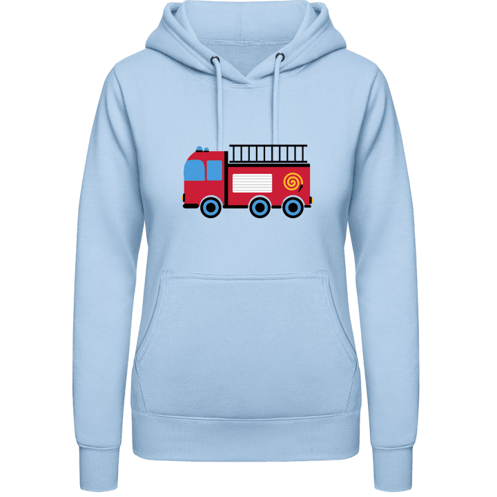 Fire Department Comic Truck Vrouwen Hoodie contain pic