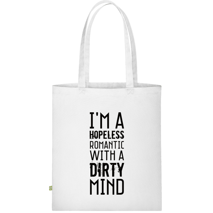 Hopeless Romantic With Dirty Mind Stoffen tas 0 image
