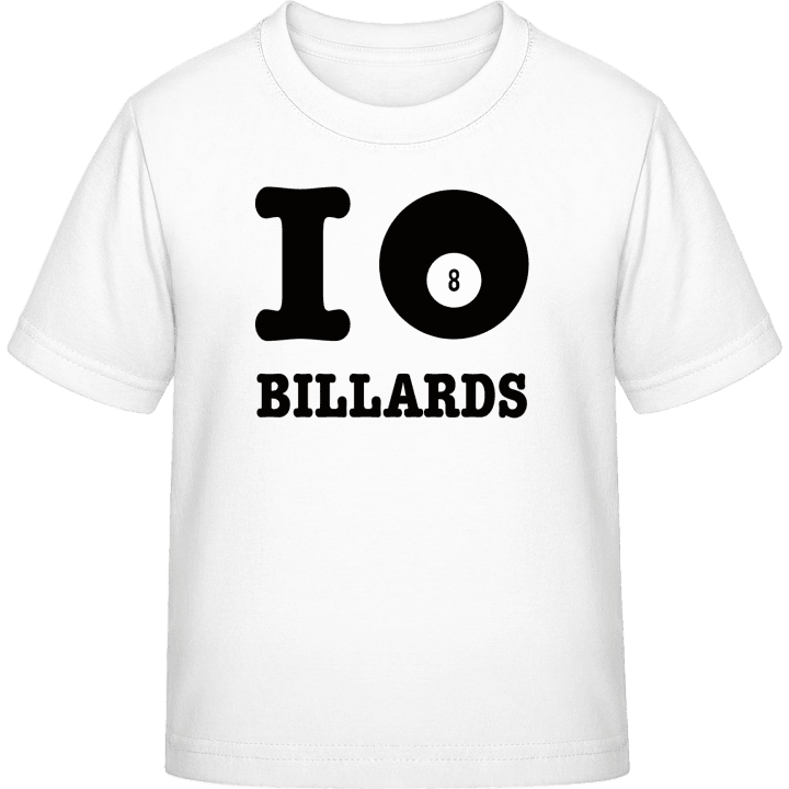 I Heart Billiards Kids T-shirt contain pic