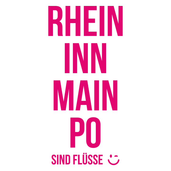 Rhein Inn Main Po sind Flüsse Kvinnor långärmad skjorta 0 image