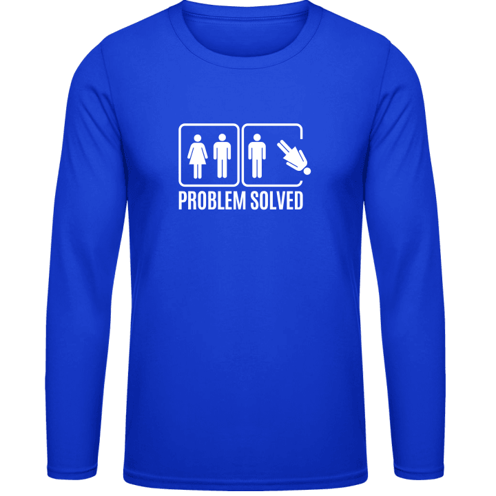 Wife Problem Solved Langarmshirt contain pic