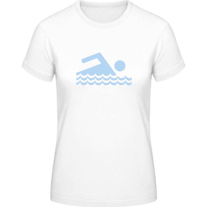 Swimming Women T-Shirt contain pic