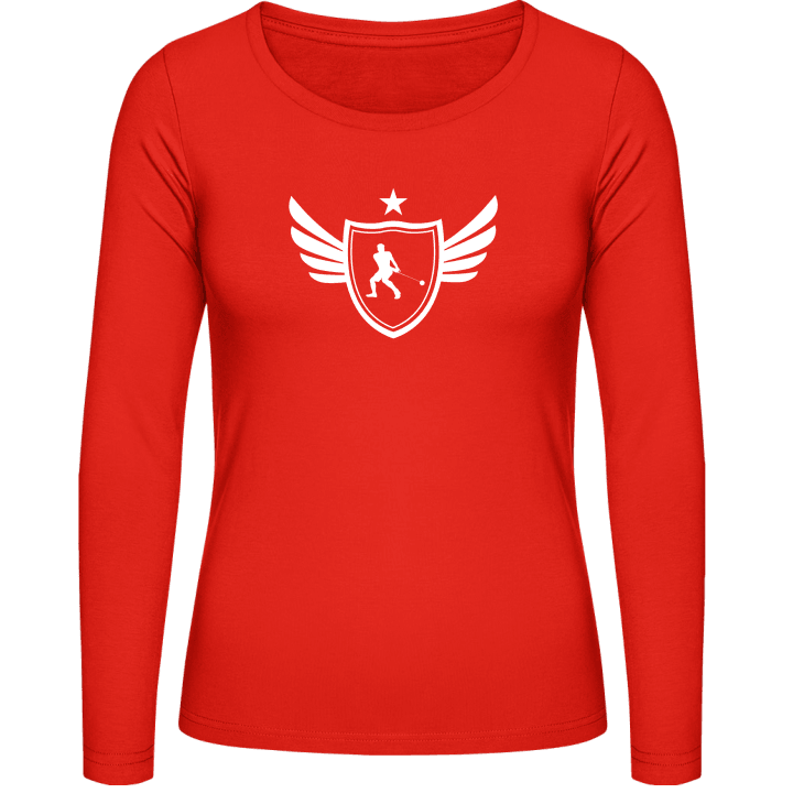 Hammer Thrower Winged Vrouwen Lange Mouw Shirt contain pic