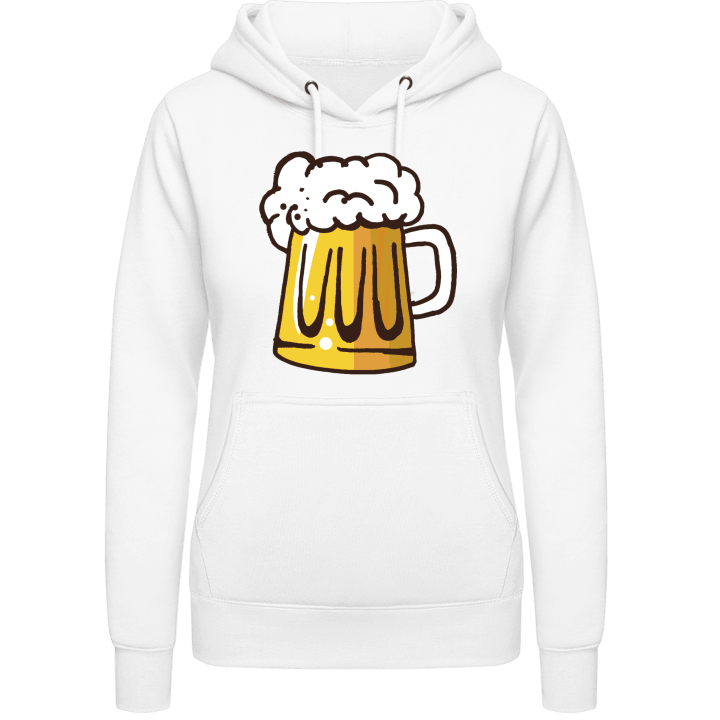 Big Beer Glass Vrouwen Hoodie contain pic