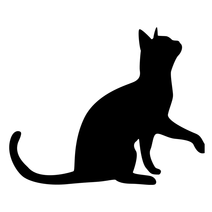 Playing Cat Silhouette Huppari 0 image