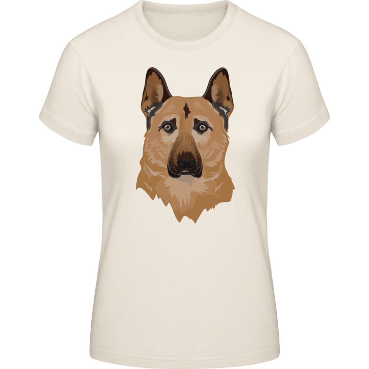 Deutscher Schäferhund Kopf Realistisch Frauen T-Shirt 0 image