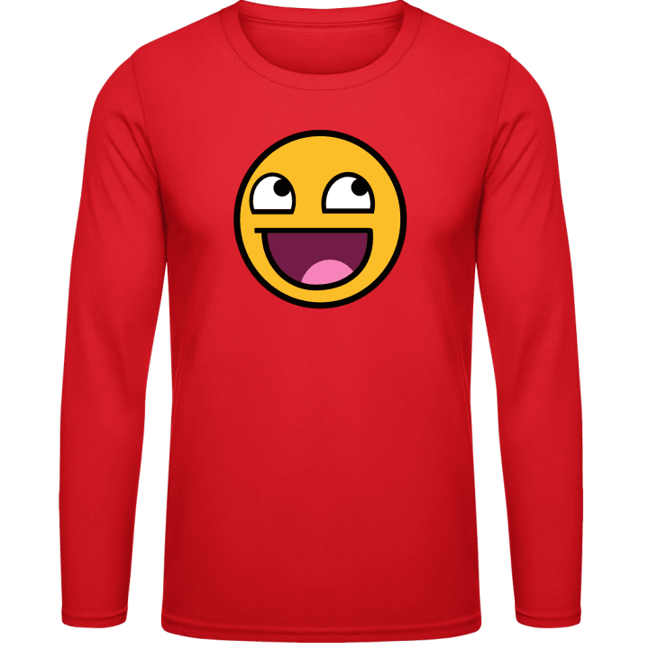 Happy Smiley Langarmshirt contain pic