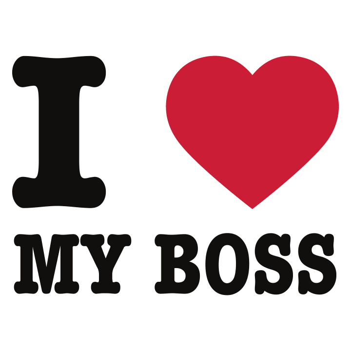 I Love My Boss Vrouwen T-shirt 0 image