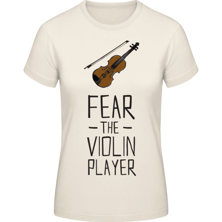 Fear The Violin Player T-skjorte for kvinner contain pic
