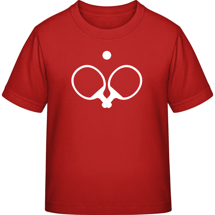 Table Tennis Equipment Kids T-shirt contain pic