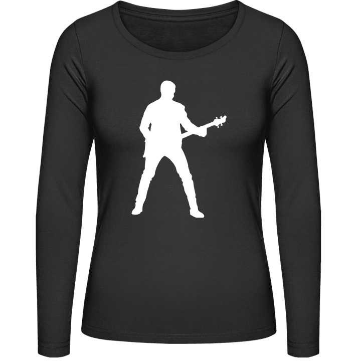 Guitarist Action Kvinnor långärmad skjorta contain pic