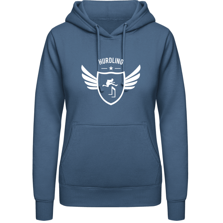 Hurdling Winged Vrouwen Hoodie contain pic