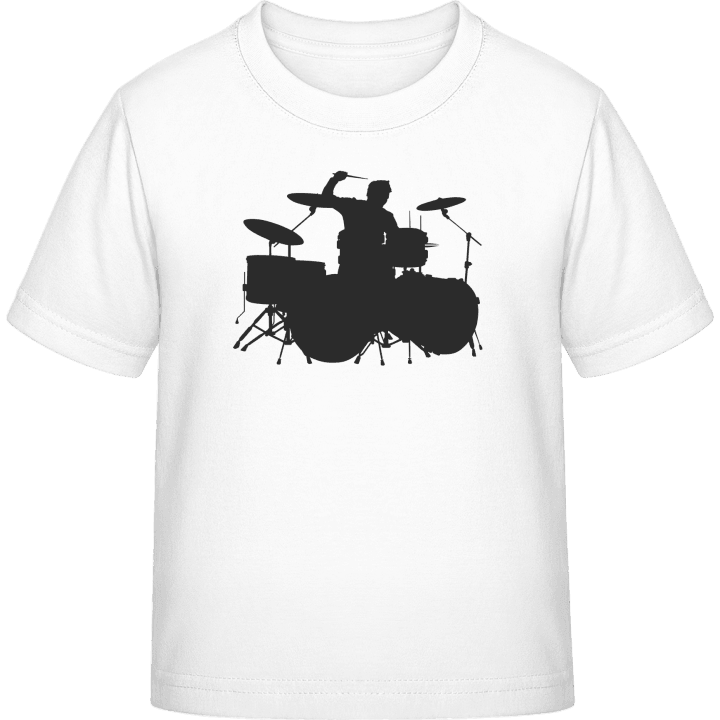 Drummer Silhouette Maglietta per bambini contain pic