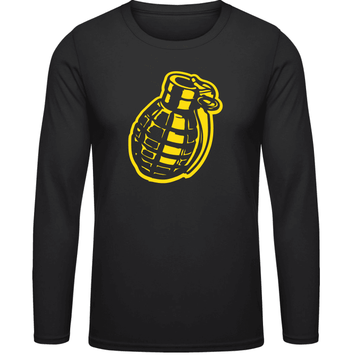 Yellow Grenade T-shirt à manches longues contain pic