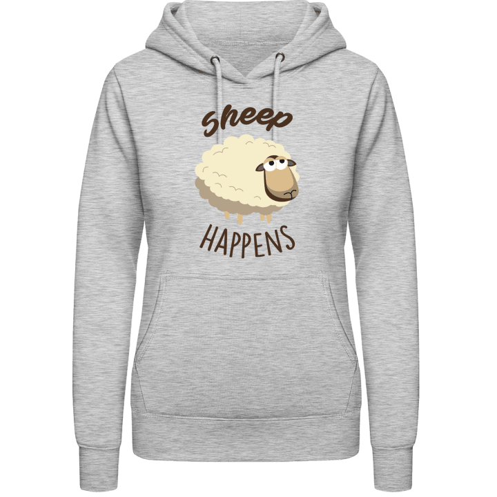 Sheep Happens Felpa con cappuccio da donna 0 image