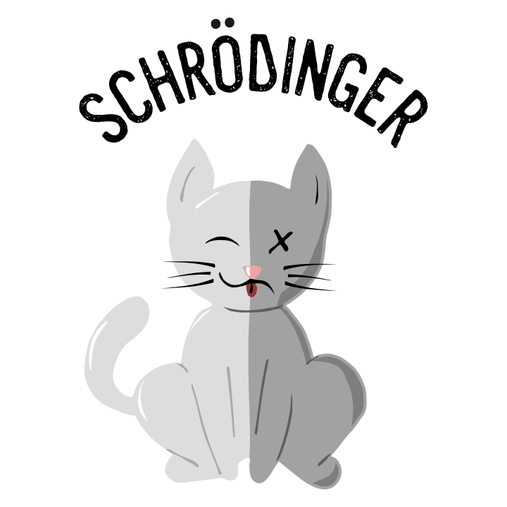 Schrödinger Cat Illustration Frauen Kapuzenpulli 0 image