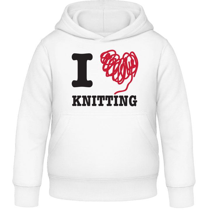I Love Knitting Kids Hoodie 0 image
