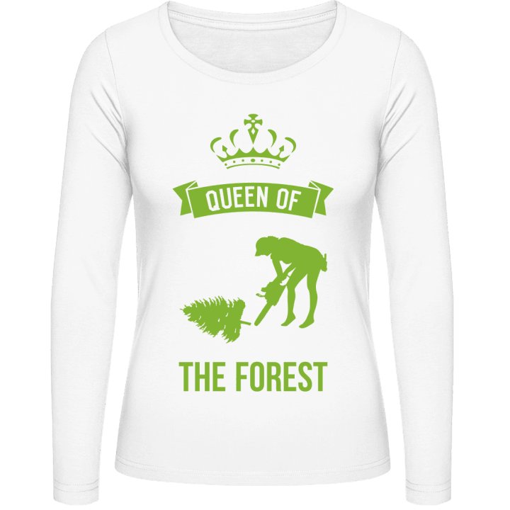 Queen Of The Forest Vrouwen Lange Mouw Shirt contain pic