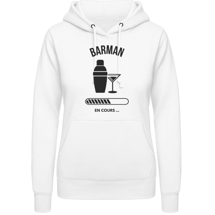 Barman en cours Vrouwen Hoodie contain pic