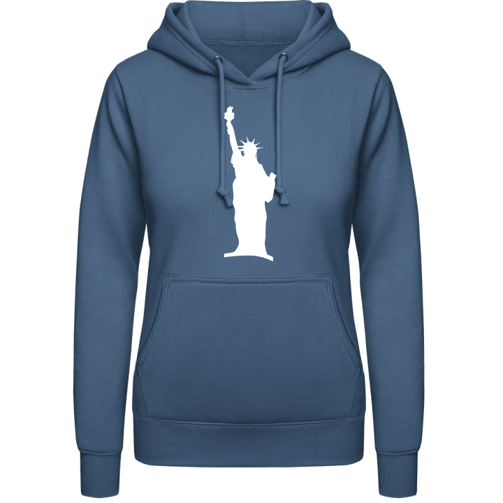 Statue of Liberty New York Felpa con cappuccio da donna contain pic