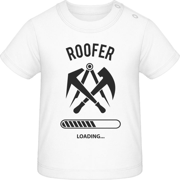 Roofer Loading T-shirt för bebisar contain pic