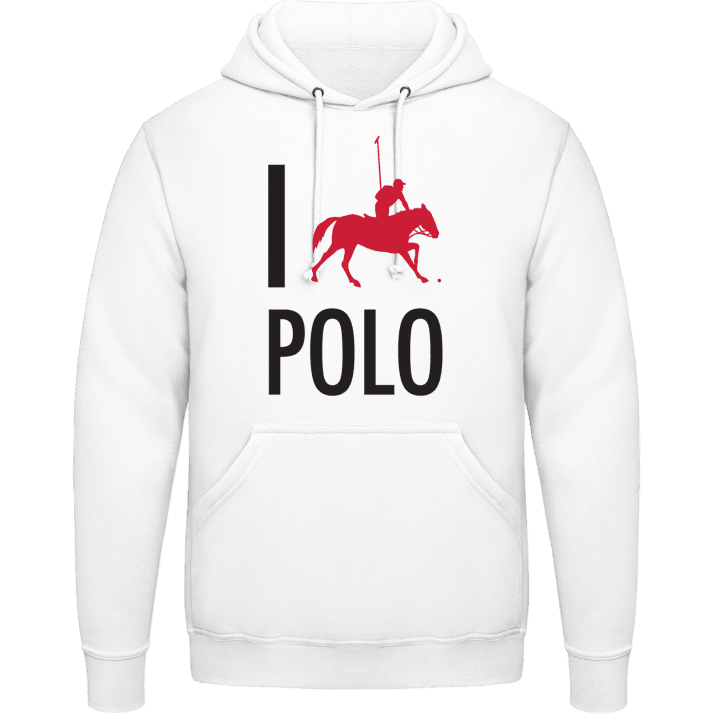 I Love Polo Felpa con cappuccio contain pic