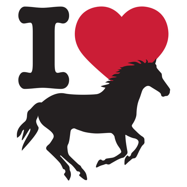 I Love Horses Borsa in tessuto 0 image