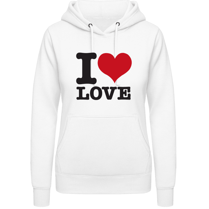 I Love Love Vrouwen Hoodie contain pic