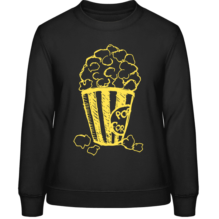 Cinema Popcorn Sweatshirt för kvinnor contain pic