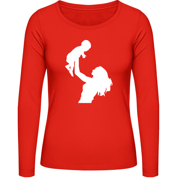 New Mom With Baby Vrouwen Lange Mouw Shirt 0 image