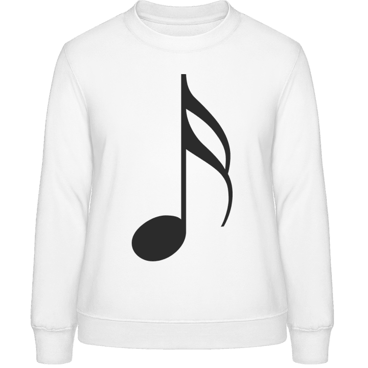 Music Notes Sweatshirt för kvinnor contain pic