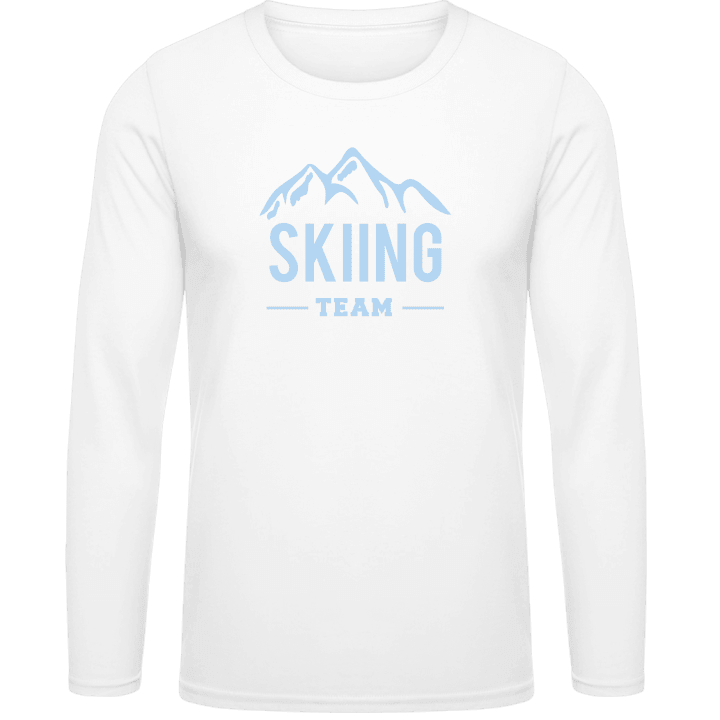 Skiing Team T-shirt à manches longues contain pic