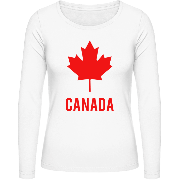 Canada Logo Vrouwen Lange Mouw Shirt contain pic