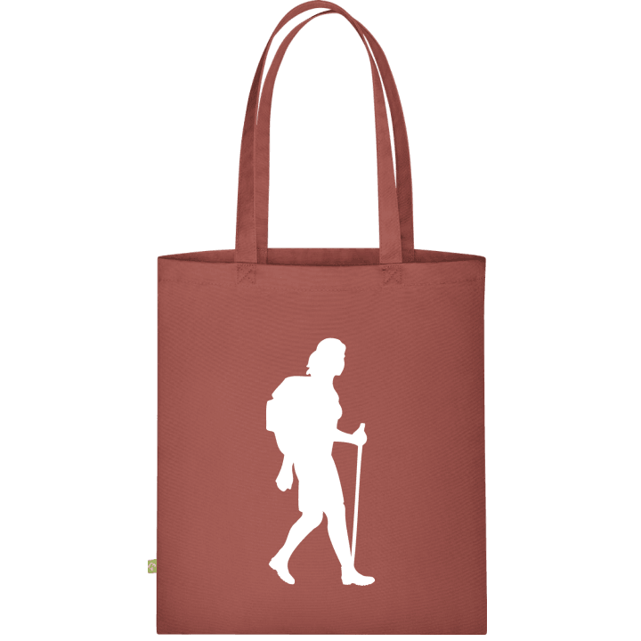 Hiking Woman Stofftasche contain pic