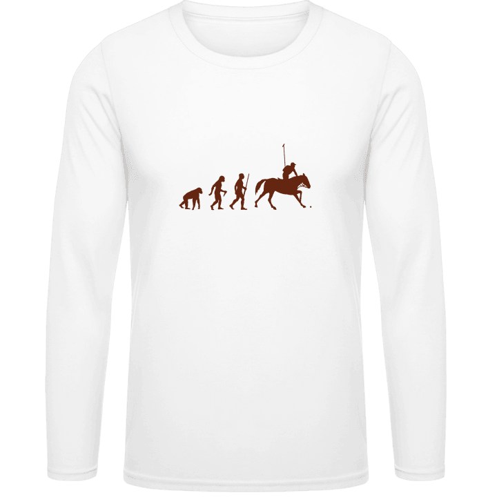 Polo Player Evolution Shirt met lange mouwen contain pic