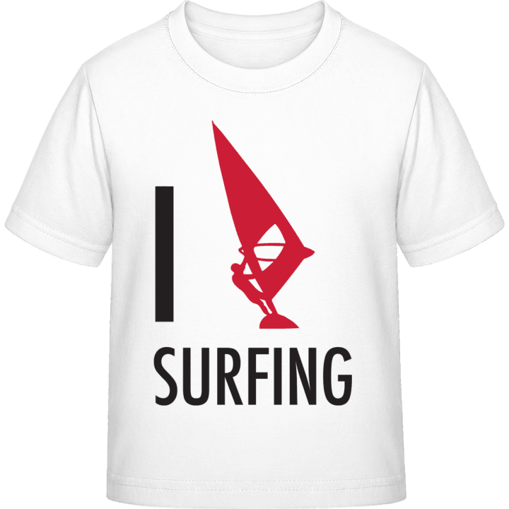 I Love Windsurfing Kinderen T-shirt contain pic