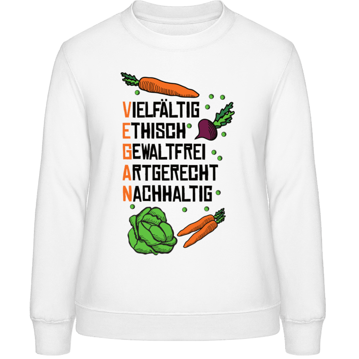 Vegan Definition Sweat-shirt pour femme contain pic