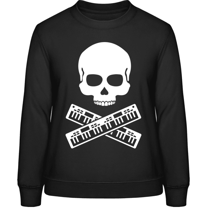 Keyboarder Skull Women Sweatshirt contain pic