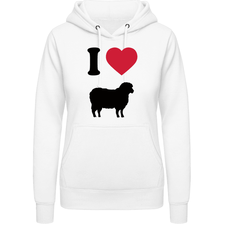 I Love Black Sheeps Hoodie för kvinnor 0 image
