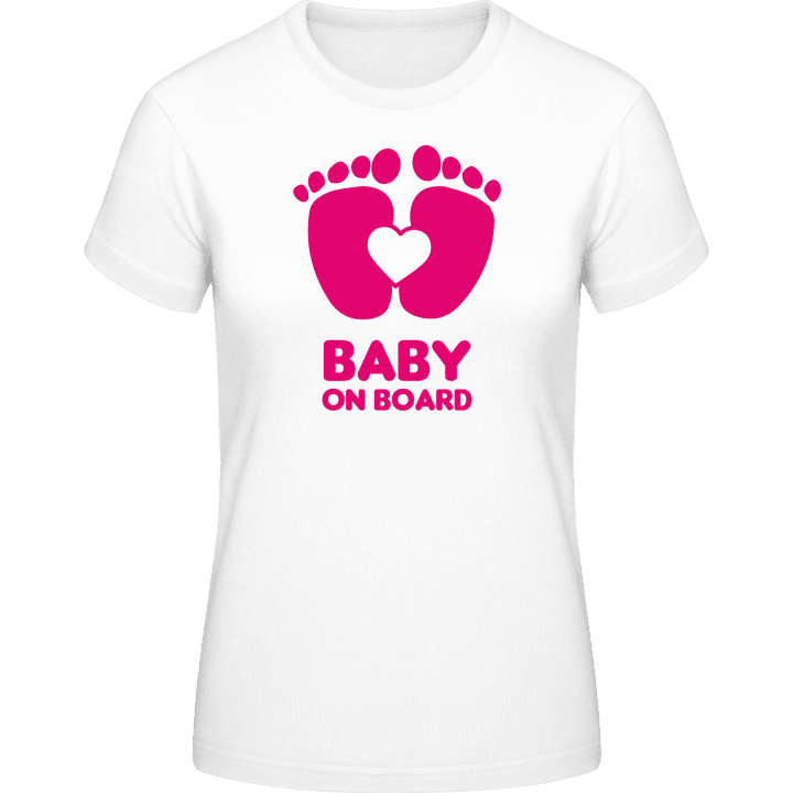 Baby Girl On Board Logo T-skjorte for kvinner 0 image