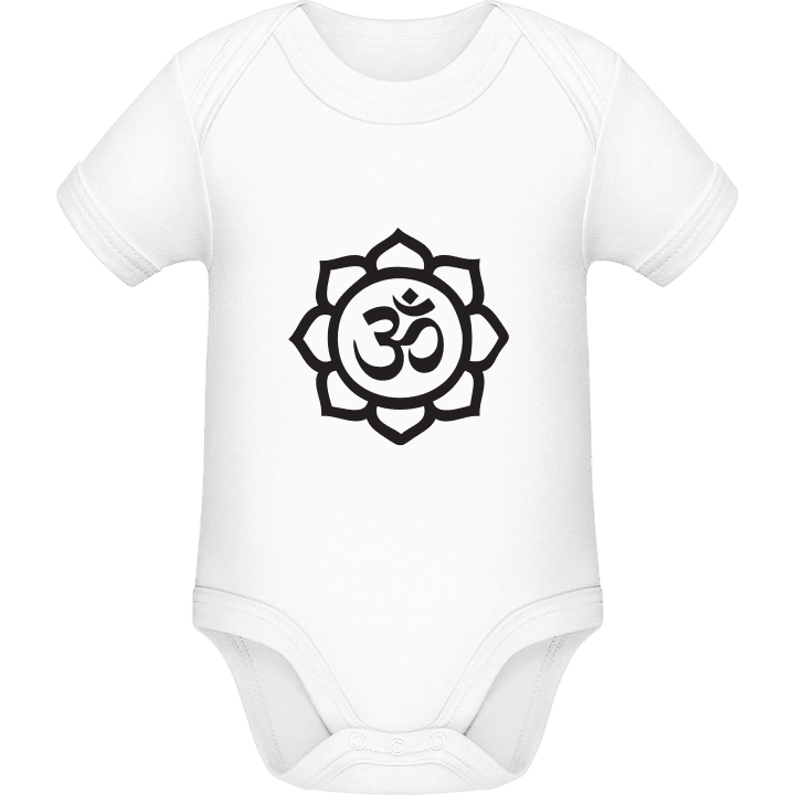 Om Aum Sanskrit Baby Romper contain pic