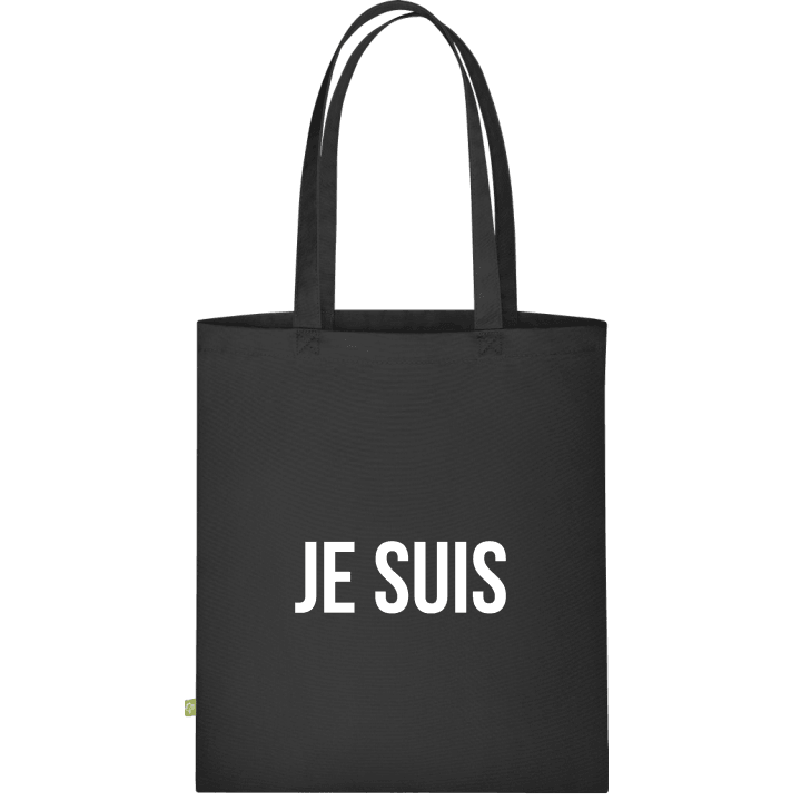 Je Suis + Text Väska av tyg contain pic